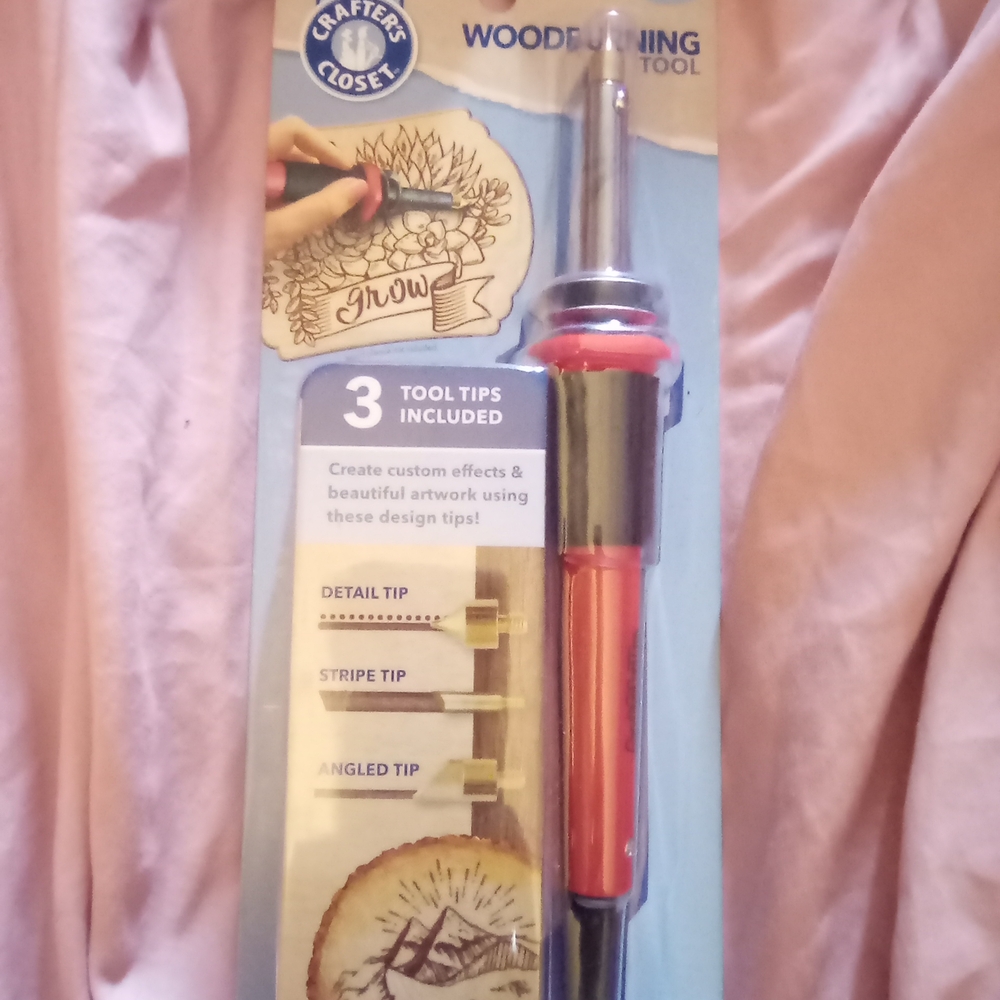 Crafters Closet Woodburning Tool with Red Handle